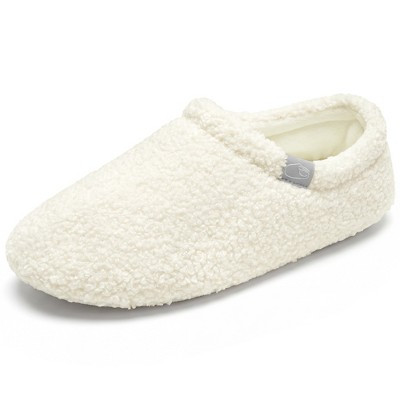 BLISSFUL STEP Cozy Breathable Non-Slip Lightweight Fuzzy Loafer Slippers 9 White | Target