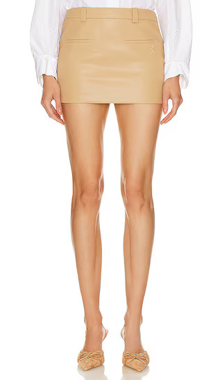 Shilo Mini Skirt in Fawn Brown | Revolve Clothing (Global)