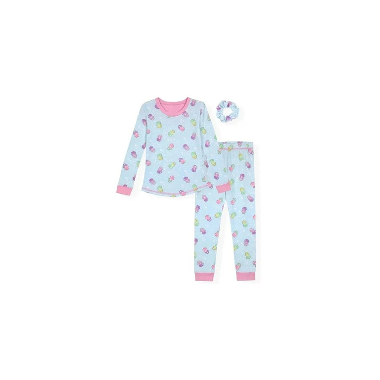 Sleep On It Girls Super Soft Tight Fit Pajama Set | Walmart (US)