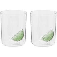 Maison Balzac Gin & Tonic Glasses - Set of 2 in Clear | END. Clothing | End Clothing (US & RoW)