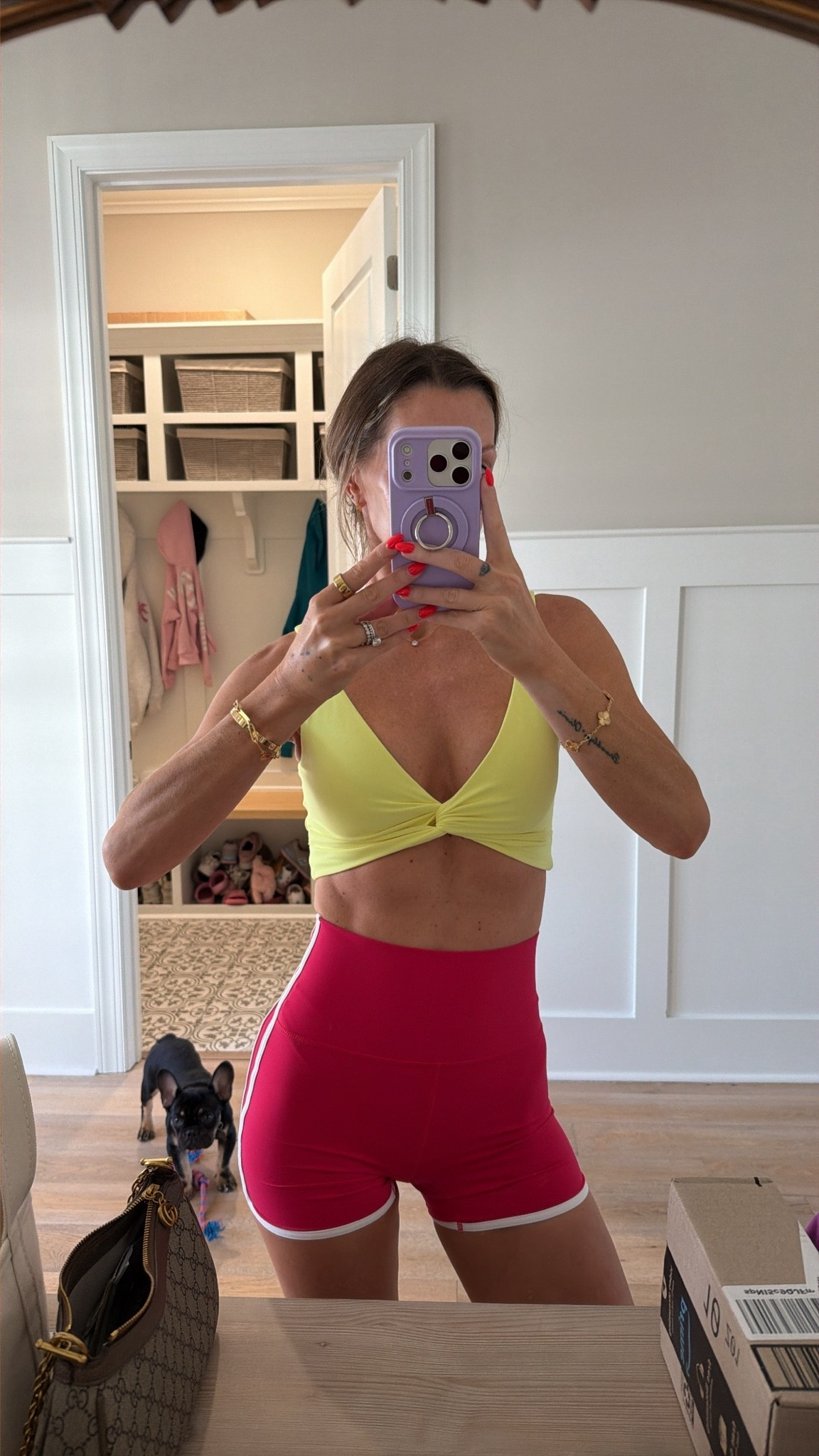 Workout fit today! S top, XS shorts @Target

#LTKootd #LTKActive