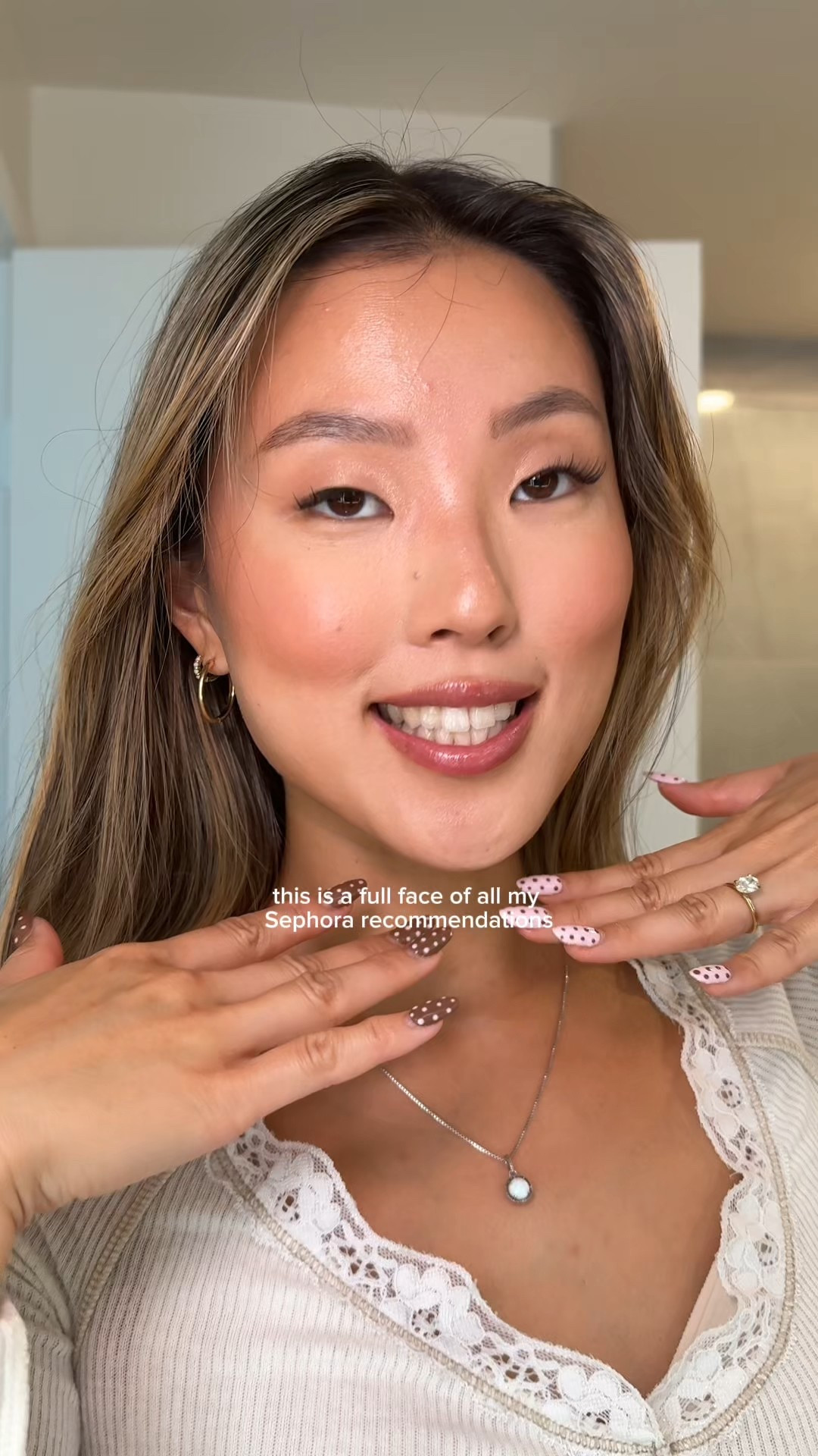 sephora sale recommendations for glowy and pink makeup! 

exact shades below :) 
refy brow gel - clear 
saie glowy super gel - star glow 
milk skin tint - 4 
saie dew bronze - sand 
saie dew blush - cutie 
charlotte tilbury highlight wand - 
nars concealer - light 2.5 crème brûlée 
kosas cloud set  - breezy
kosas sun show bronzer - waves
dior backstage glow palette - universal 
bobbi brown - neutral dark brown 
makeup by mario palette - nature 
charlotte tilbury plumping lip gloss - fair/mediumm

sephora sale recs, sephora makeup, sephora must haves, glowy makeup tutorial, glowy makeup, soft glam makeup, what to buy at sephora sale 


#LTKFindsUnder100 #LTKBeauty