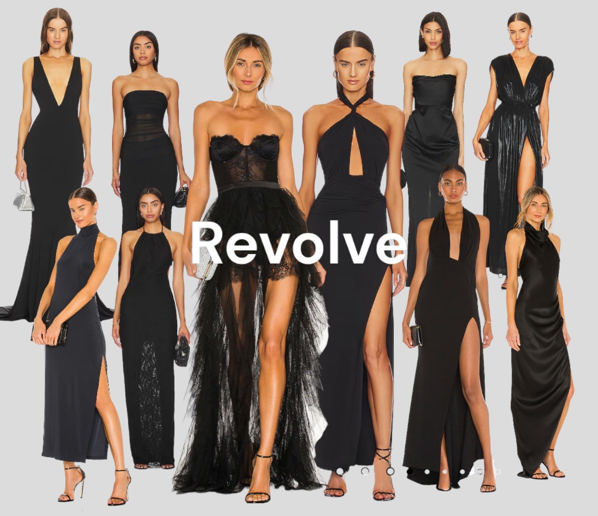 X REVOLVE V Neck Rectangle Gown in … curated on LTK