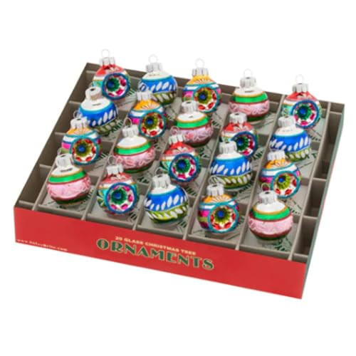 Shiny Brite Christmas Confetti 20 Count 1.25" Half Reflector Half Rounds | Amazon (US)