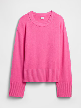 CashSoft Relaxed Crewneck Sweater | Gap Factory