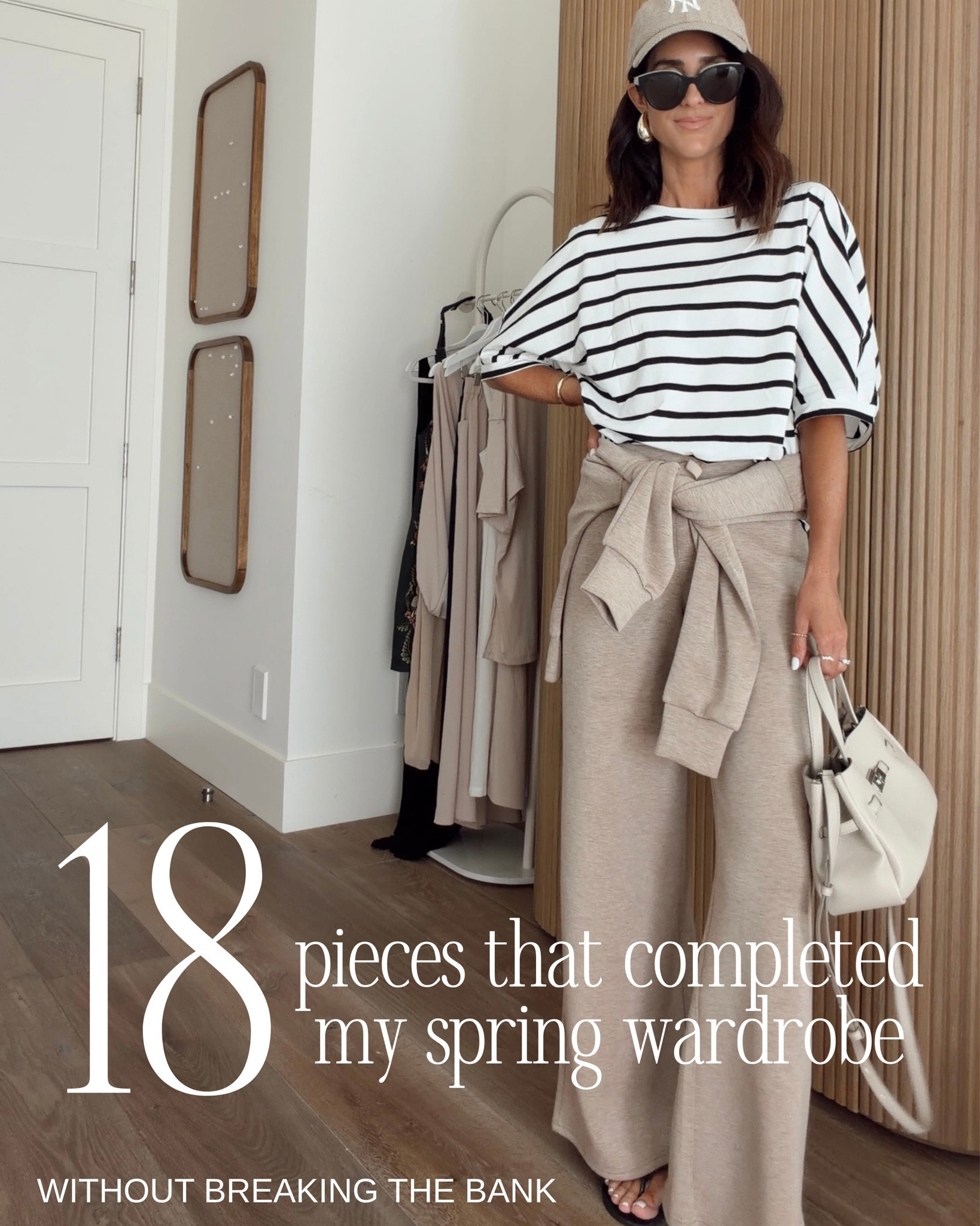 18 pieces that completed my spring wardrobe ❤️🙌🏼
Satin tank top:
Oversized tee: small
Aritzia pants: small regular
Target pants: XS
Target jacket: Medium
Tank tops: XS
Workout set: Small
Cardigan: medium for an oversized fit
All sets: Small
Levi jeans: 25
Zara jacket: medium 

 #LTKootd #LTKSeasonal #LTKOver40