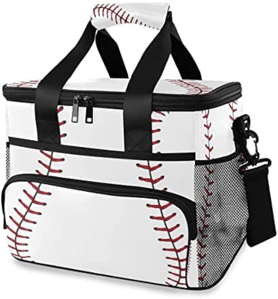 AUUXVA Cooler Bag Large Camping Cooler Tote Baseball Lunch Cooler Bag Insulated Waterproof Lunch ... | Amazon (US)