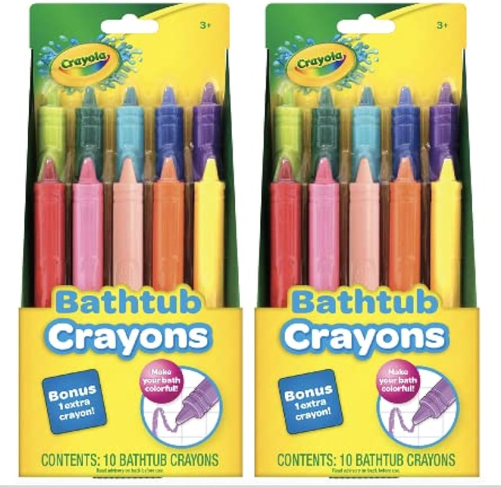 Crayola Taste Beauty Bathtub Markers, Washable Markers for Kids’ Bath Time, 2 pack Bundle | Amazon (US)