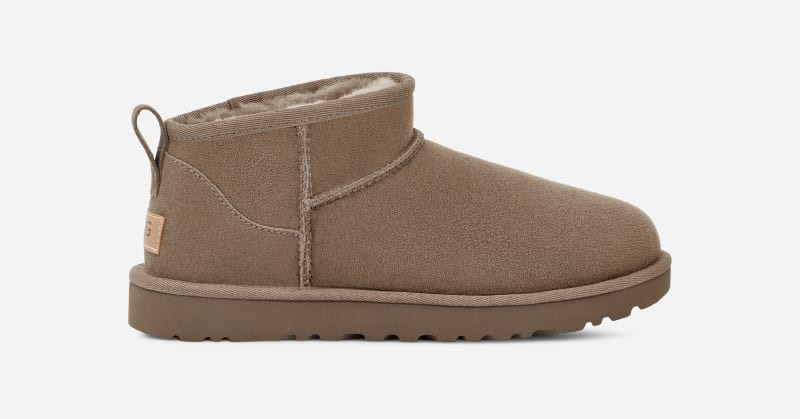 UGG Women's Classic Ultra Mini Sheepskin Classic Boots in Smoke Plume, Size 8 | UGG (US)