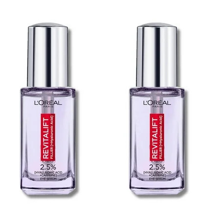 Loreal Paris Serum Revitalift Filler Hyaluronic Acid Eye Serum 20 ml 2 Pack | Walmart (US)