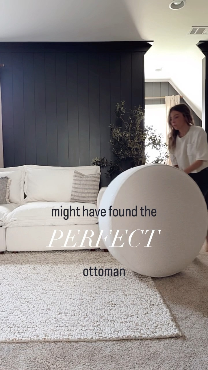 So cozy! I have the large in beige. Comes in 2 sizes and 6 color options. ALL on sale including the decor!! 

#LTKFind #LTKhome #LTKSale