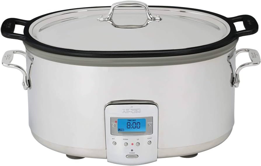 All-Clad SD700350 Slow Cooker, 7 Quart, Silver | Amazon (US)