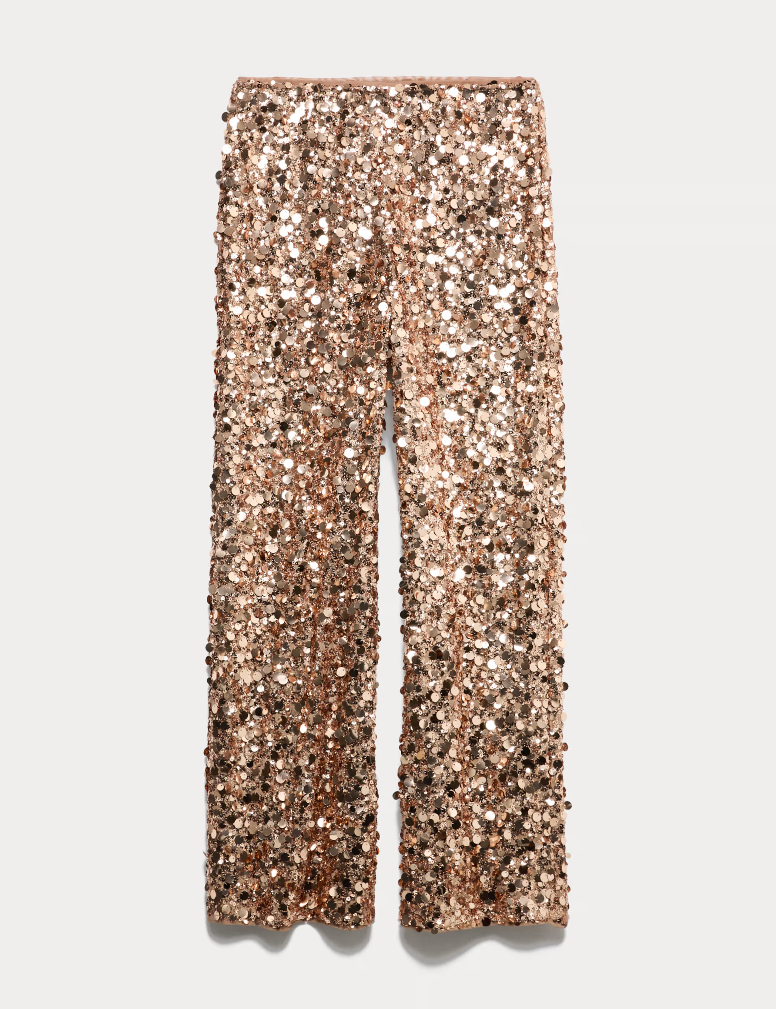 Sequin Wide Leg Trousers | Marks &amp; Spencer (UK)