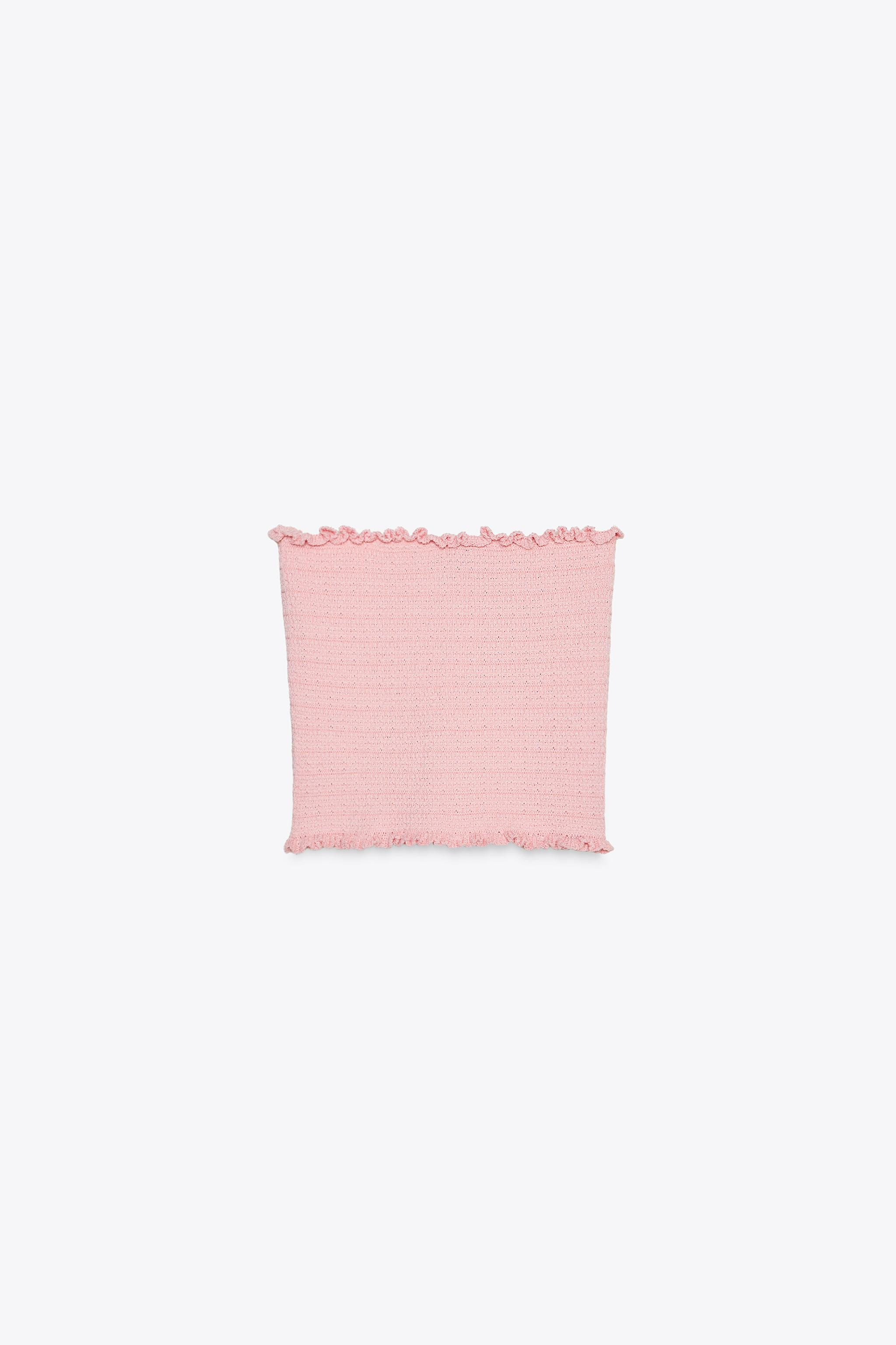 KNIT BANDEAU TOP | Zara US