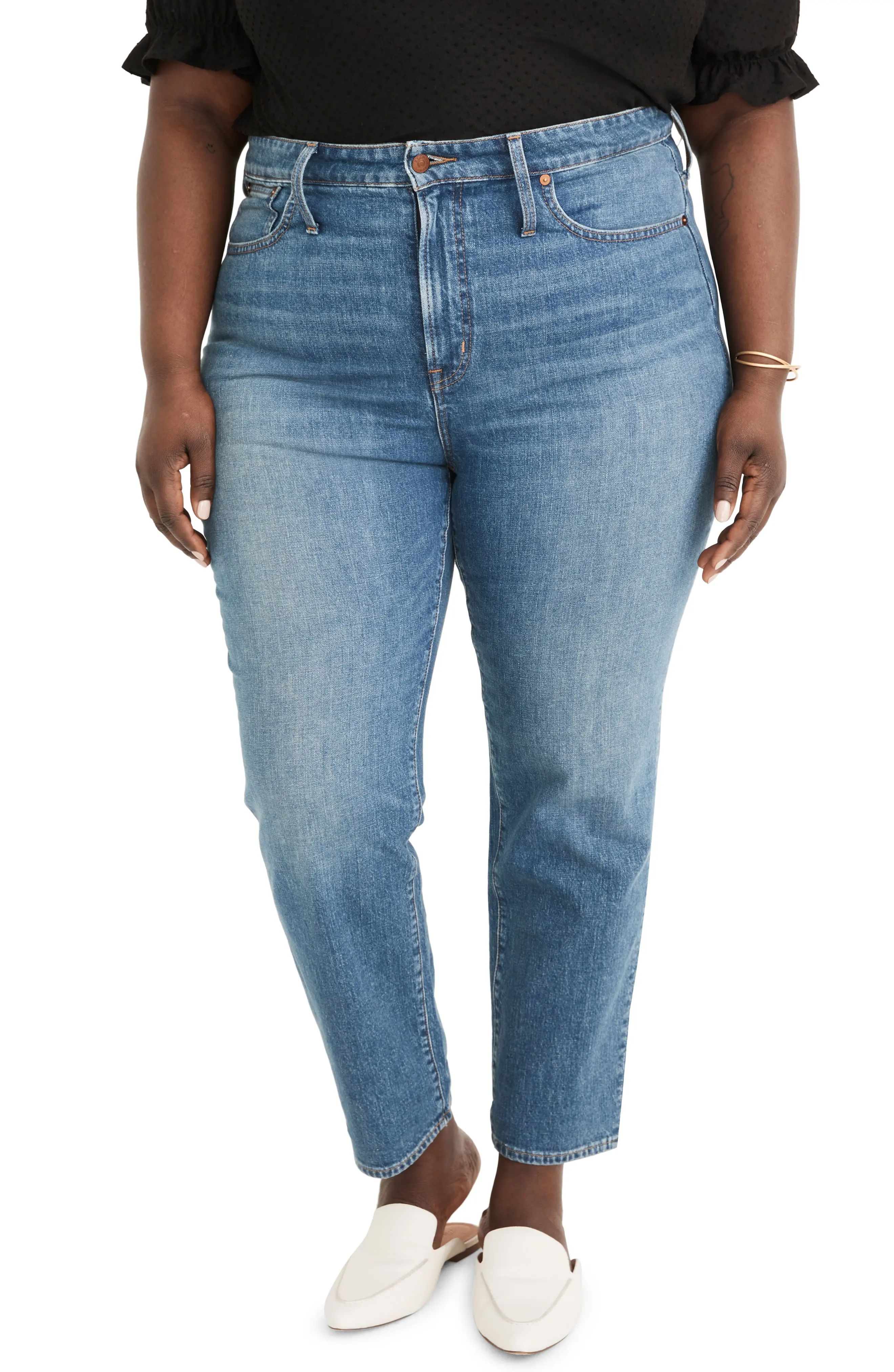 Madewell The Perfect Vintage Jean, Size 16W in Barnwell Wash at Nordstrom | Nordstrom