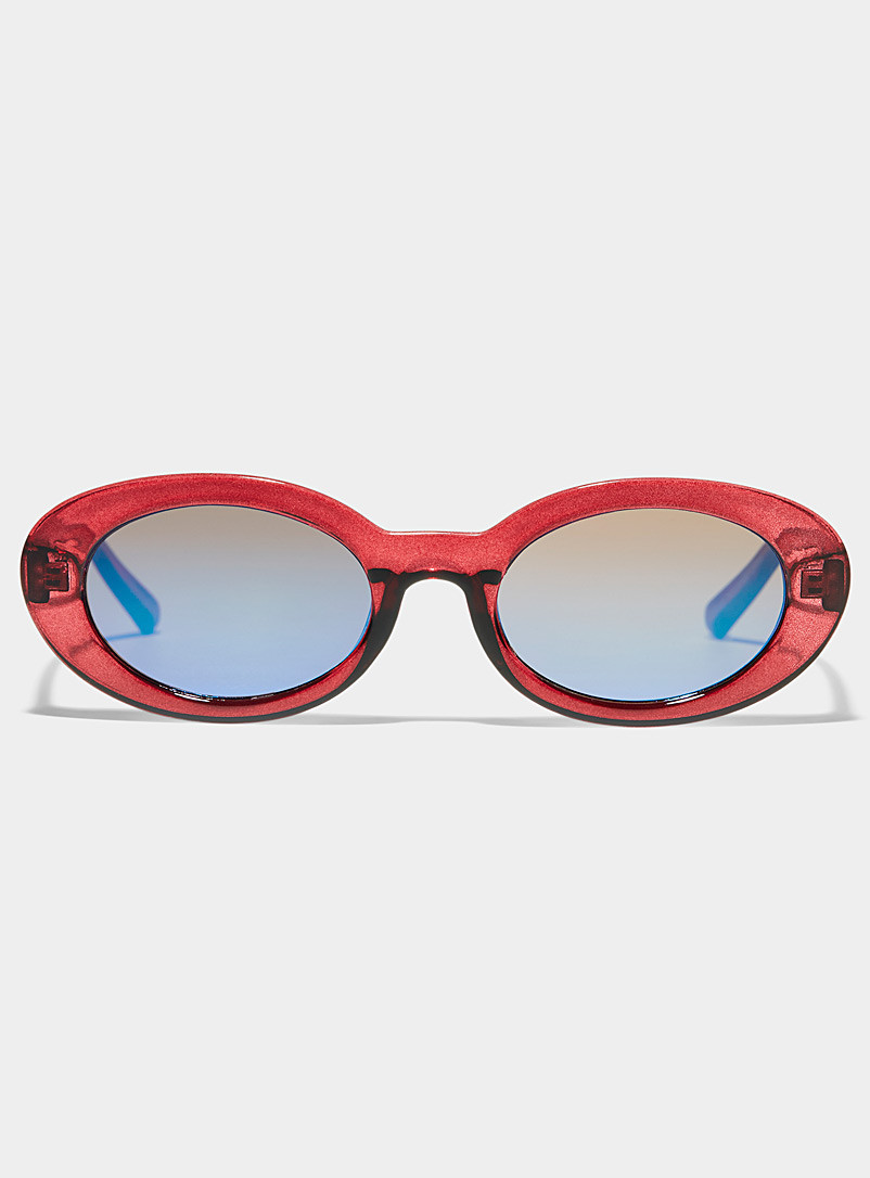 Tycoon oval sunglasses | Simons