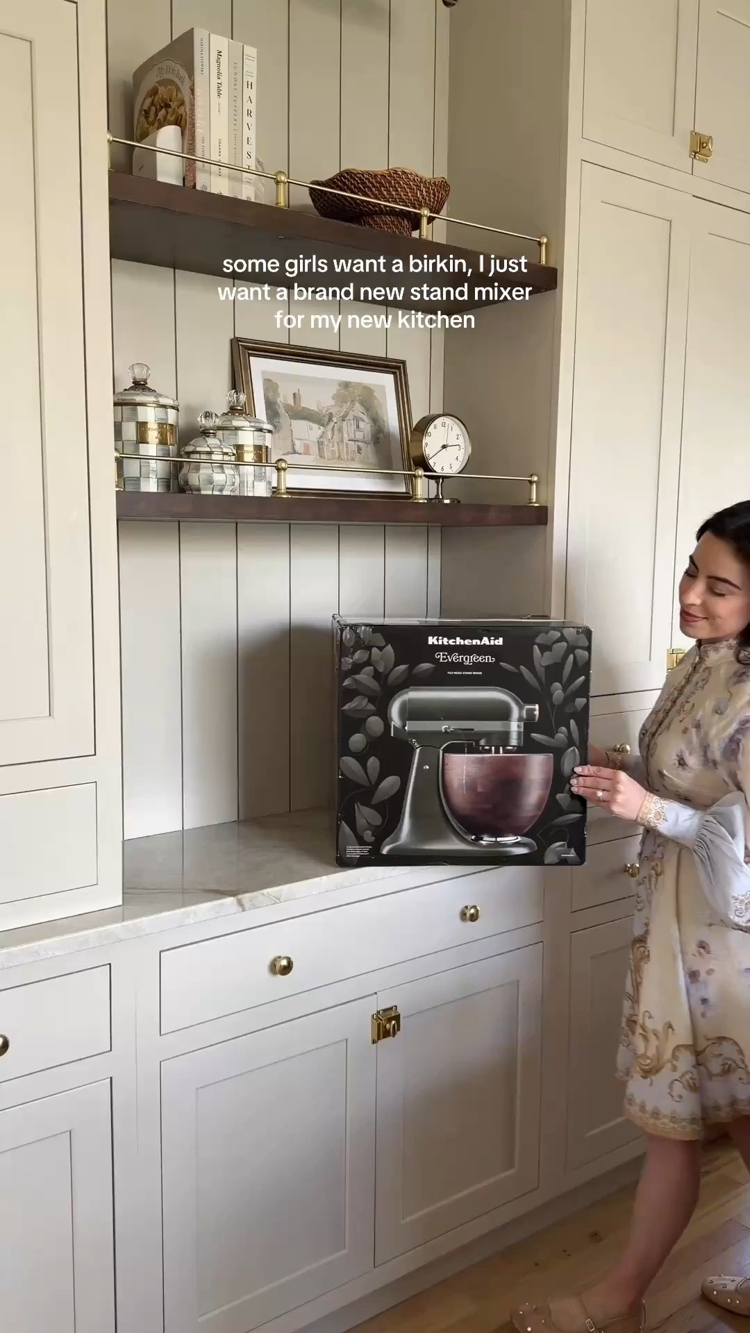 This stand mixer color has me obsessed — the wood bowl is such a nice touch. Kitchen hardware linked too!

kitchenaid mixer, kitchen refresh, kitchen inspo, home decor, vintage style home, DIY home improvements

#LTKfoodie #LTKHome #LTKU