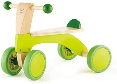 Hape Scoot Around Ride On Wood Bike | Award Winning Four Wheeled Wooden Push Balance Bike Toy for... | Amazon (US)