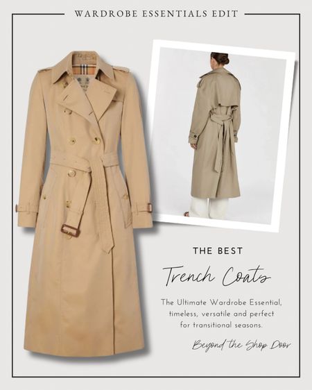 Are you in search of Ultimate Wardrobe Essential, timeless, versatile and perfect
for transitional seasons.

A curated collection of the Best Trench Coats, from the iconic Burberry Trench Coat to more affordable options.


#LTKaustralia #LTKover40 #LTKstyletip