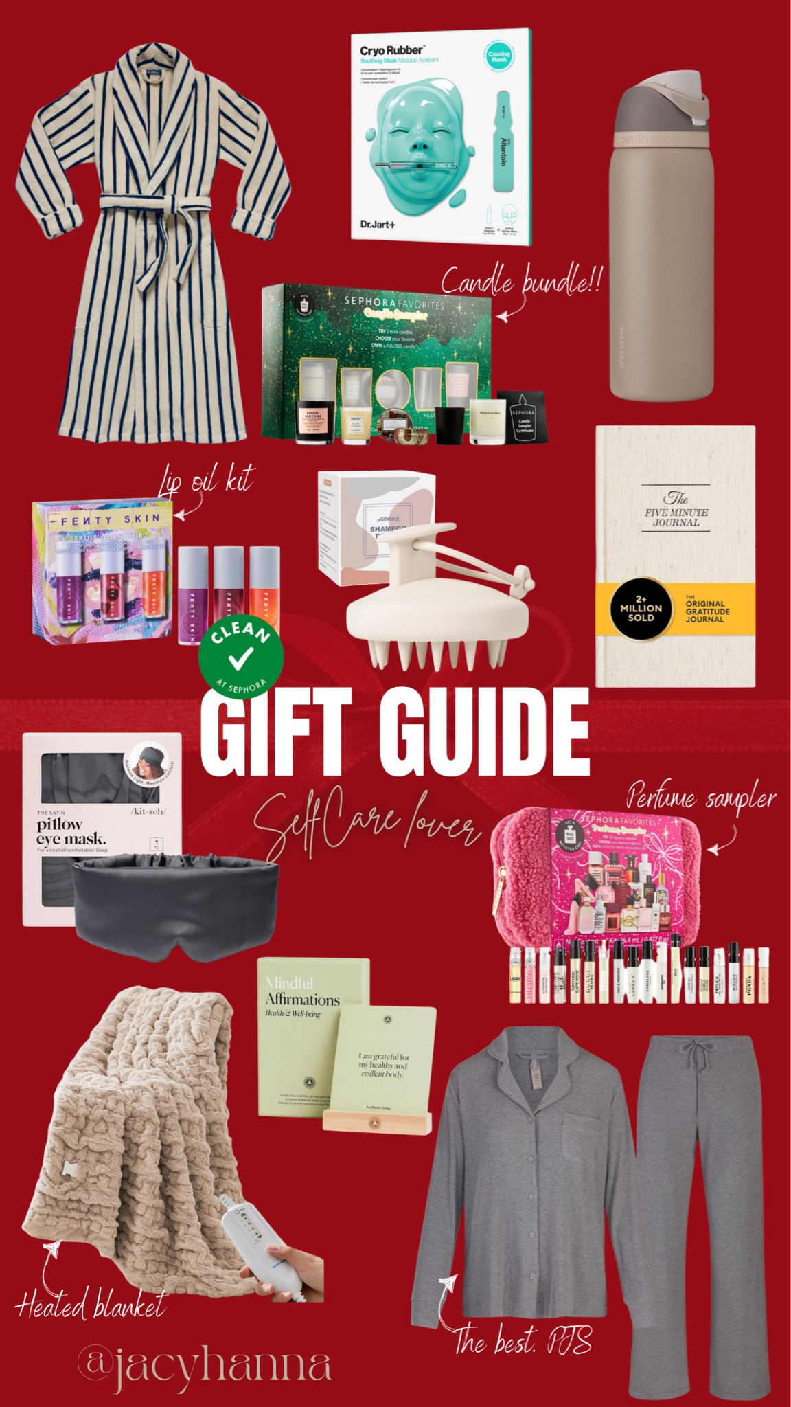 Gift guide for the self care lover 🧖🏻‍♀️🫧❄️💫








Gift guide, Christmas gifts, selfcare wishlist, holidays, perfume sampler, candle sets, eye mask, comfy pajamas, meditation journal, affirmations, water bottle

#LTKGiftGuide #LTKBeauty #LTKHoliday