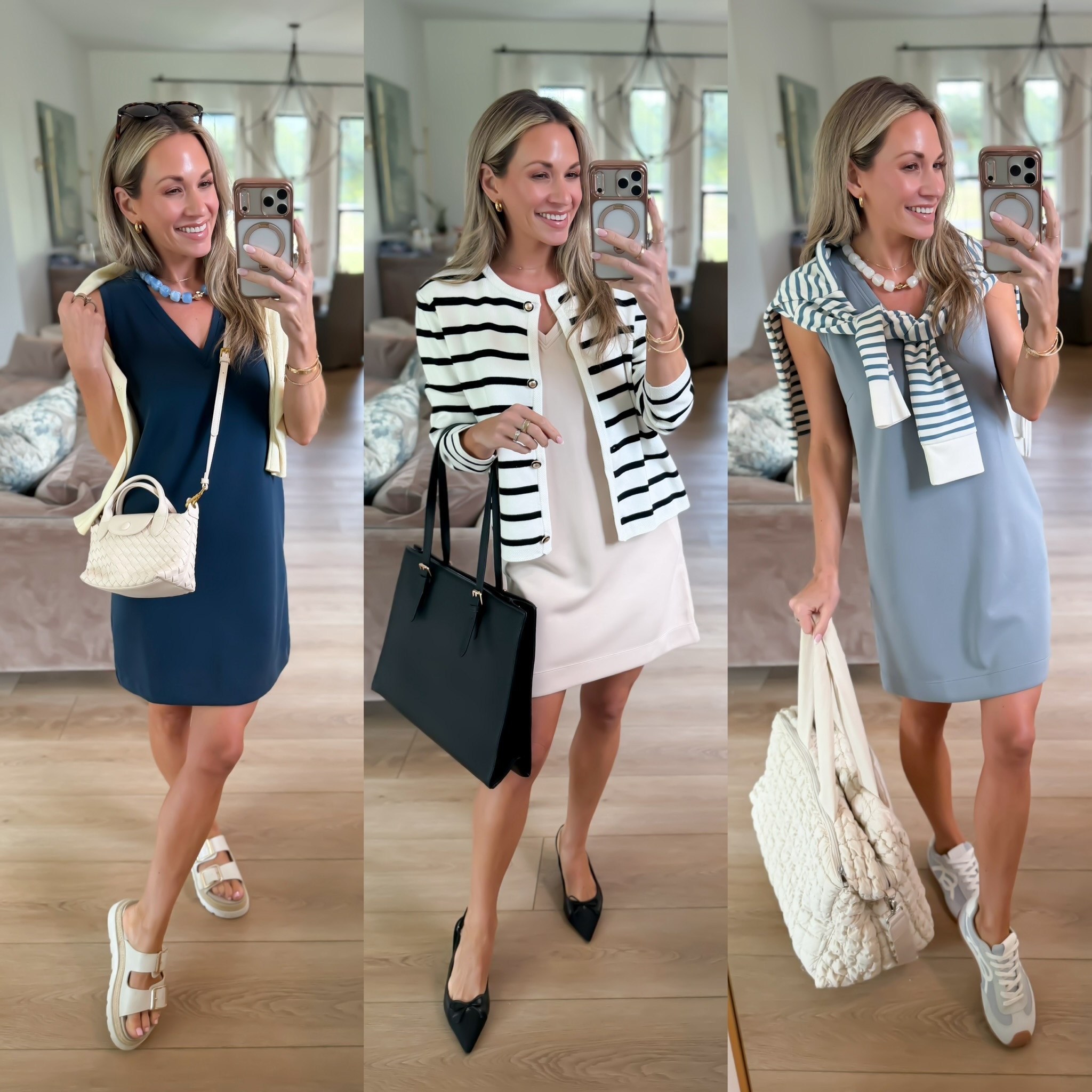 One of the easiest dresses to dress up and down. I'm 5'2 for reference and wear an xs.

#LTKSeasonal #LTKWorkwear #LTKTravel