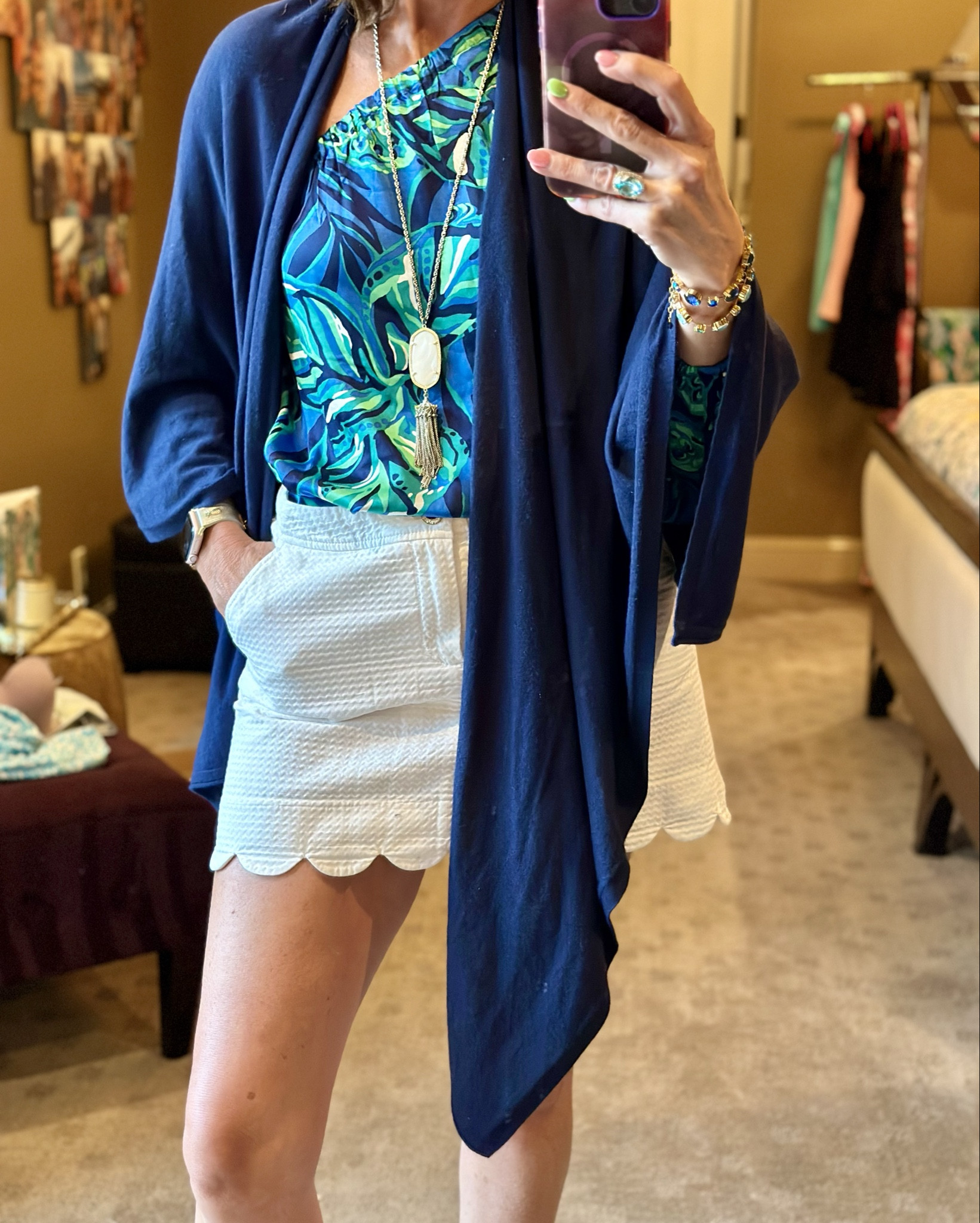 Date Night Outfit 

Wore this outfit to a Broadway musical! So perfect for a night out.  Wearing an XS in this top - size down it runs big, a size 4 in skort and wrap is OS. 







concert outfit, date nite, date nite outfit, blouse, Lilly Pulitzer, wrap, off the shoulder top, wedding guest outfit, party outfit, Steve Madden, Ann Klein, green heels, Kendra Scott, 

#LTKshoecrush #LTKstyletip #LTKwedding #LTKover40 #LTKVideo #LTKworkwear #LTKparties #LTKbeauty