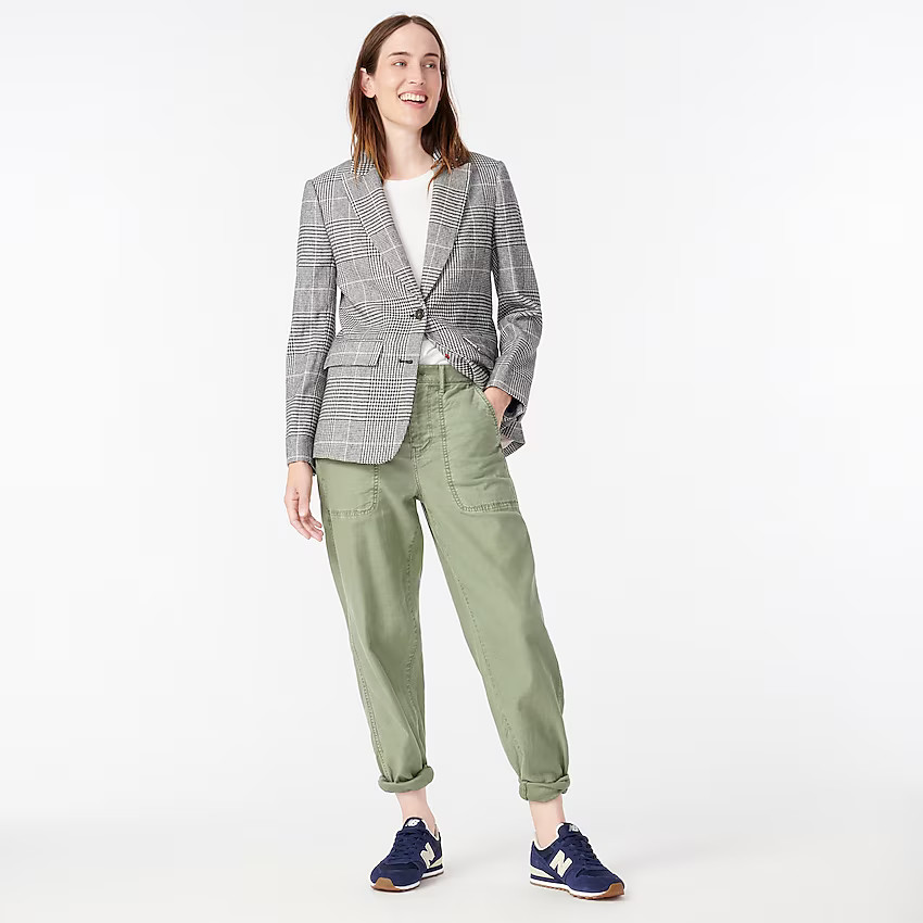 Boyfriend blazer in plaid Italian wool | J. Crew US