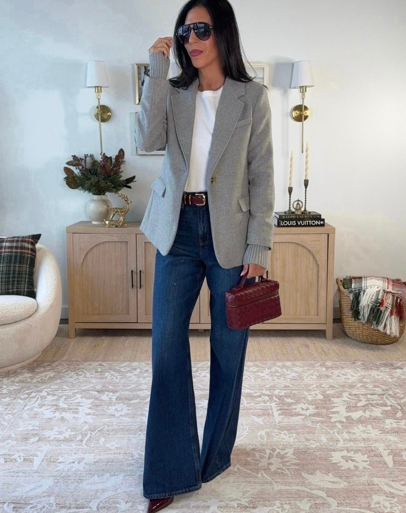 All Restocked! 
All sizes have Restocked in this favorite daughter look for less blazer from Walmart. The quality is a 20/10 

Thee perfect blazer that is $40 and is a designer look for less - size small 
Tee- small 
Jeans- 2 tall (medium) 
 #LTKStyleTip
#LTKSeasonal #LTKOver40 #LTKU #LTKFindsUnder50 #LTKOver40 #LTKCyberWeek #LTKCyberWeek