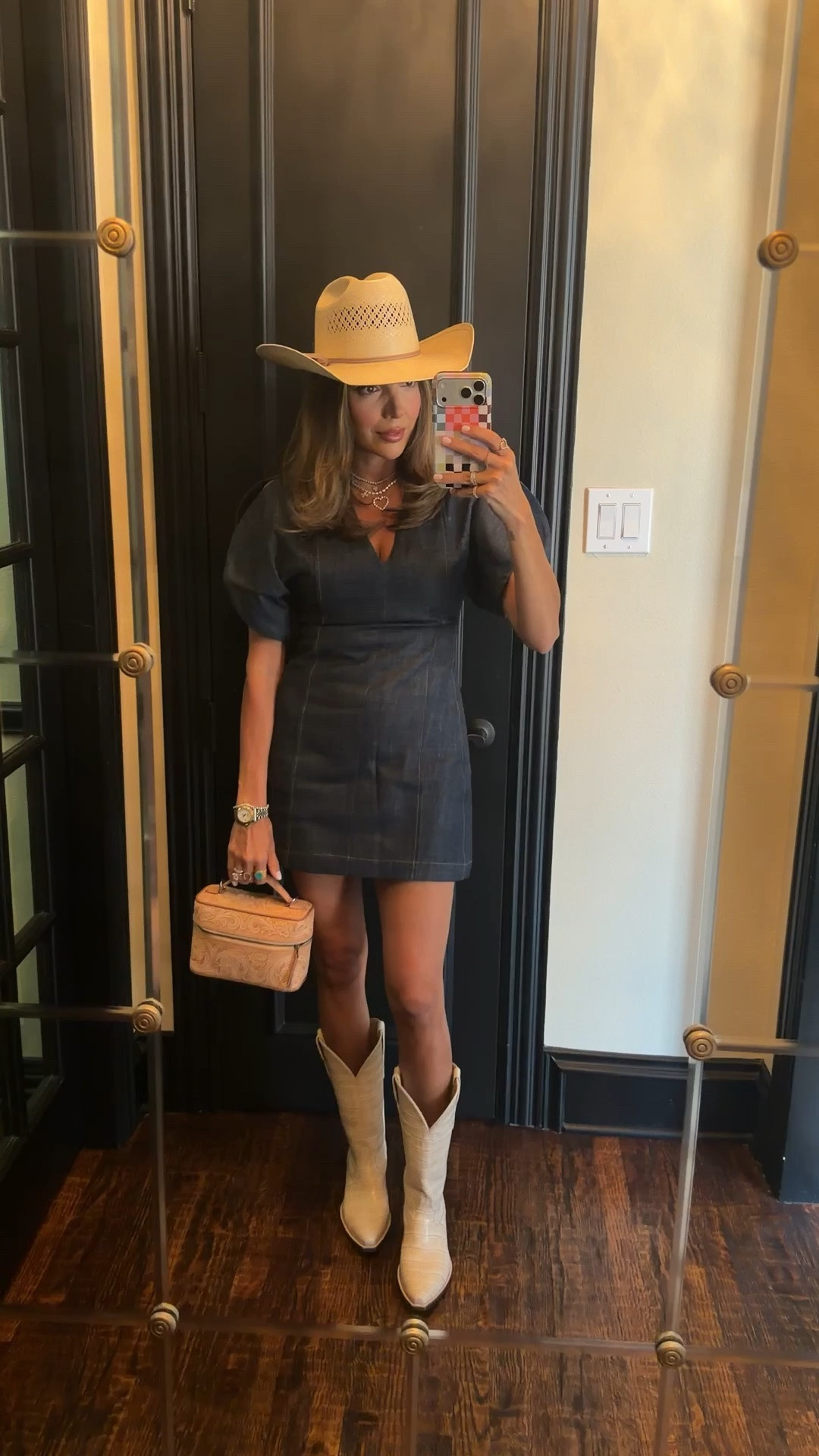 ootd to welcome the world to North Texas for the FIFA World Cup! Have to show them how Texans do it!

this dress would be so darling for a country concert or rodeo! It has stretch + is so comfy!

I’m in a small

#LTKootd
