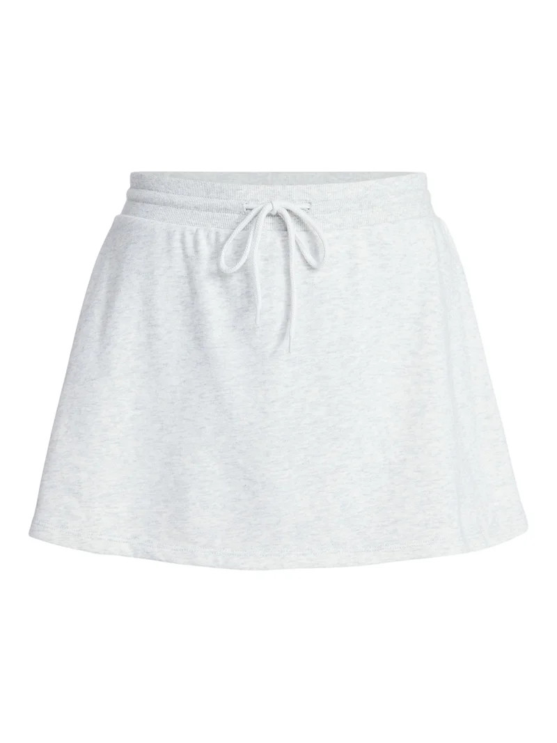 No Boundaries Fleece Drawstring Skort, Women’s Sizes XXS-XXL | Walmart (US)