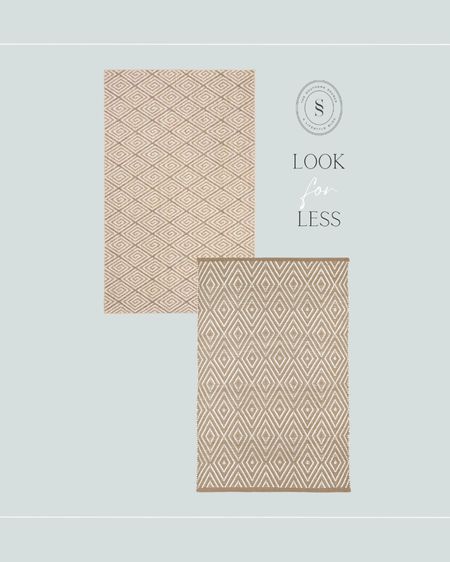 Diamond weave natural area rug options depending on your budget! 

#amazonhome 

#LTKhome