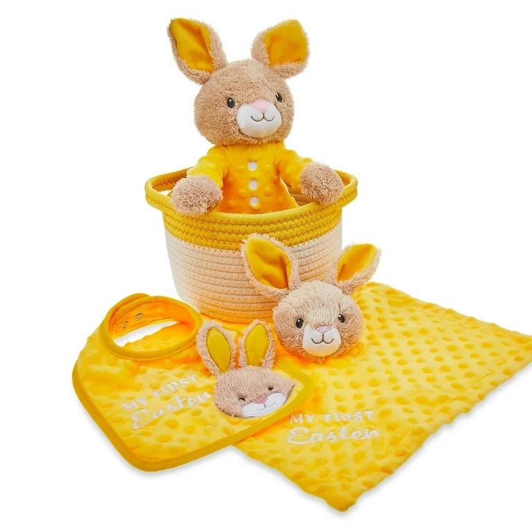 Yellow Baby Easter Basket Set, 10.25 inch | Walmart (US)