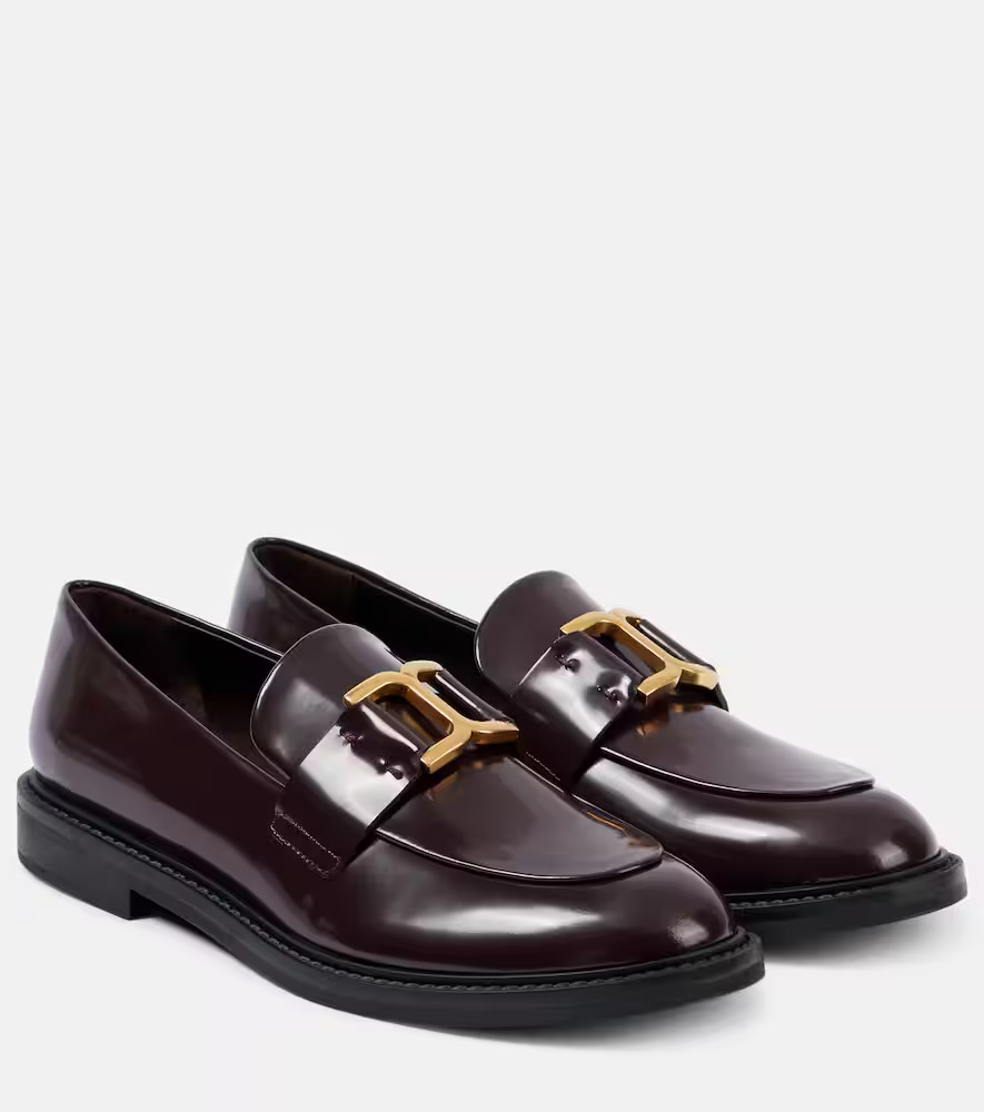 ChloÃ© Marcie leather loafers | Mytheresa (INTL)