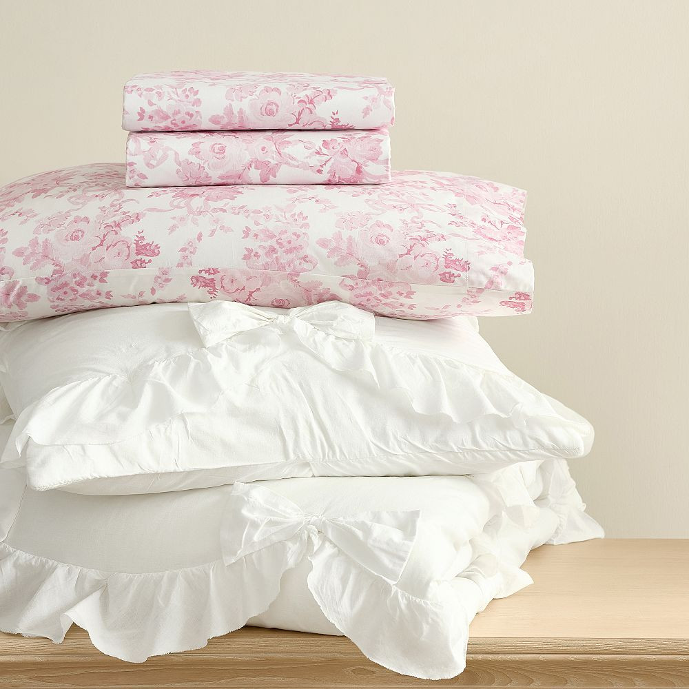 LoveShackFancy Bow Quilt Bedding Set | Pottery Barn Teen