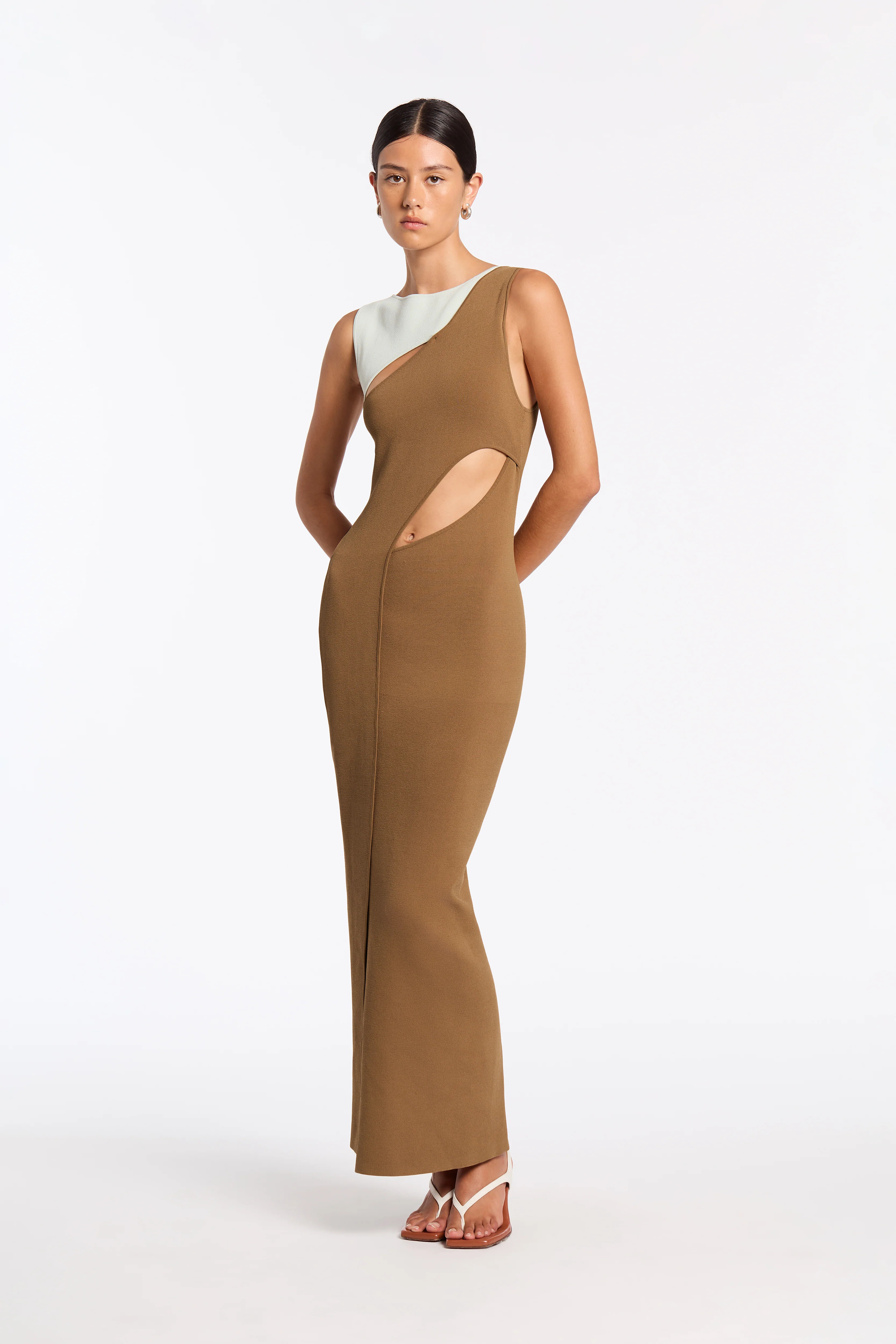 Nadja Cut Out Midi Dress | SIR The Label 