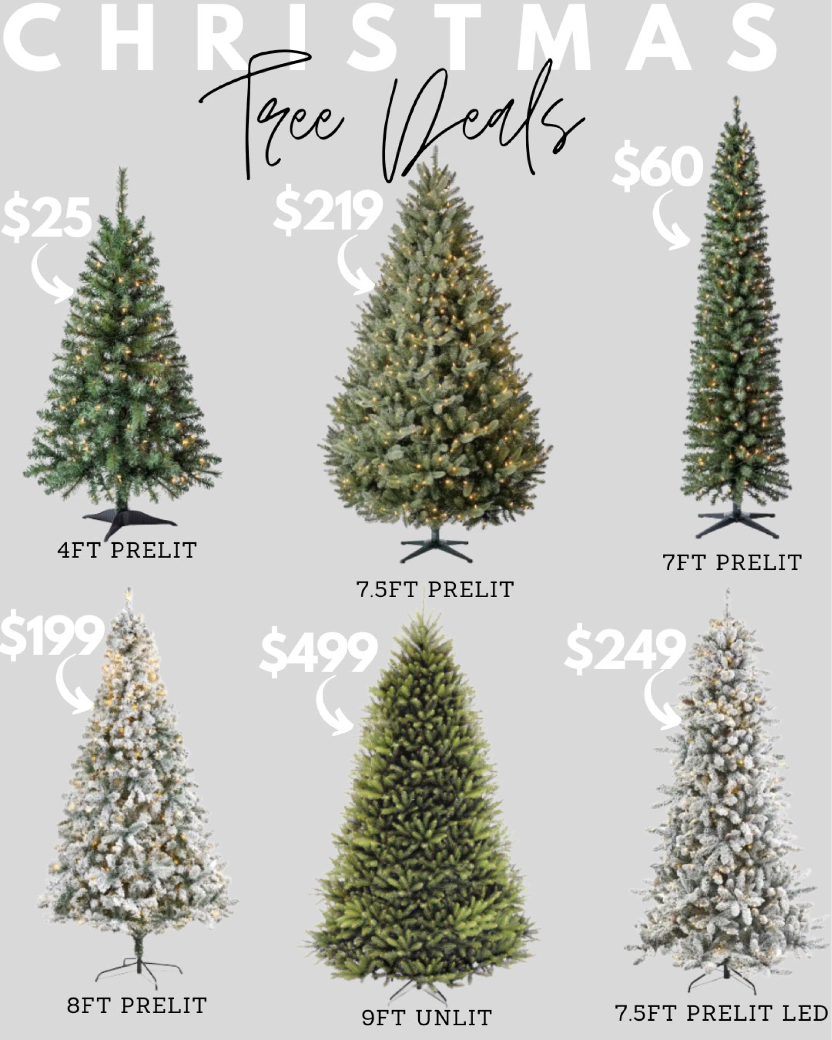 CHRISTMAS TREE SALE! 🎄 these Christmas trees are priced sooo good!! I just bought 2 #christmastree affordable Christmas tree

#LTKsalealert #LTKSeasonal #LTKHoliday