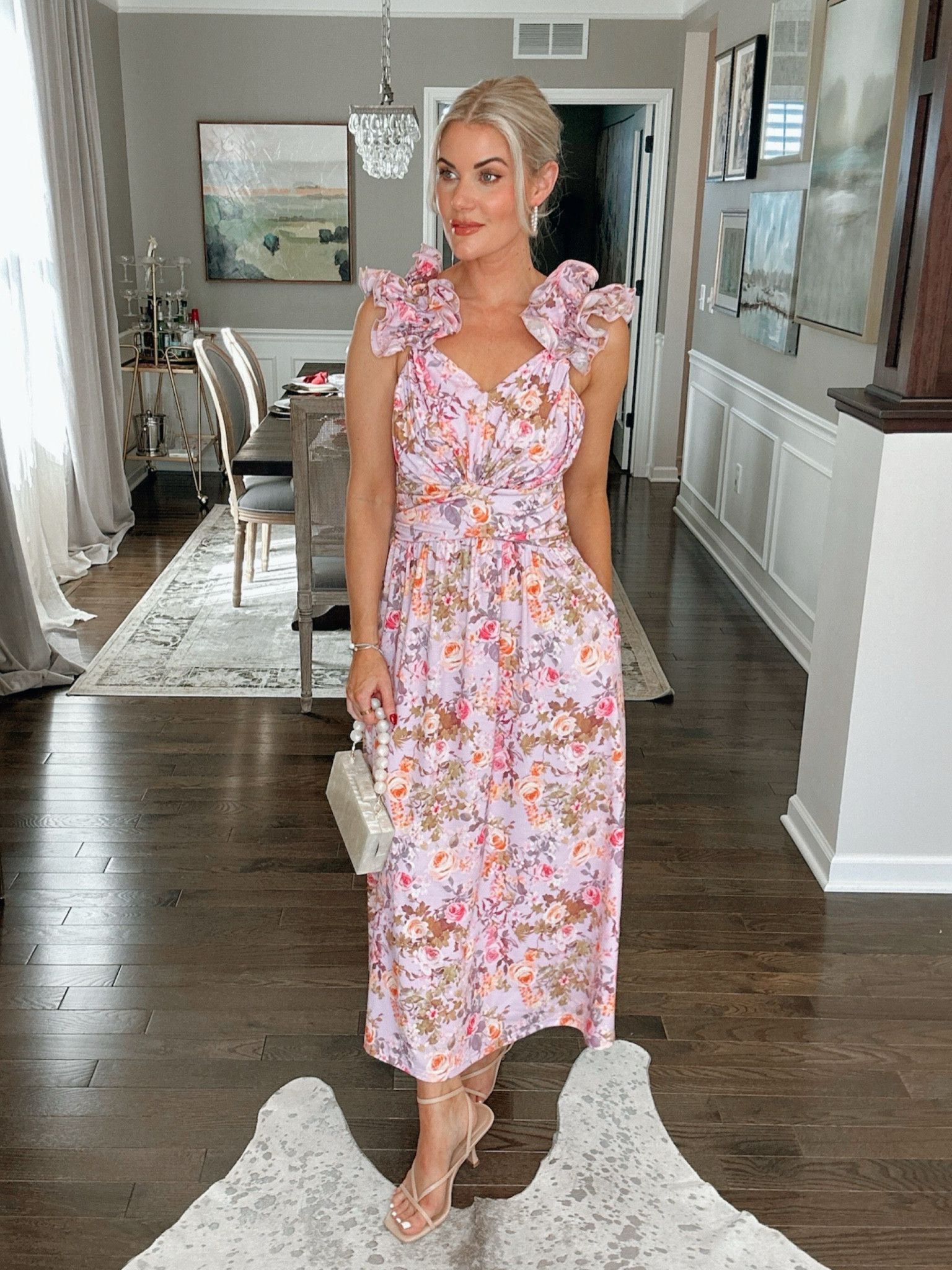 Wedding guest dress, floral maxi dress – wearing a small. Definitely runs large. #AmazonFashion

Floral Print Ruffle Sleeve A Line Maxi Dress - 43% off with code: S4933PU2 until 2/28/25

#LTKFindsUnder50 #LTKWedding #LTKSaleAlert