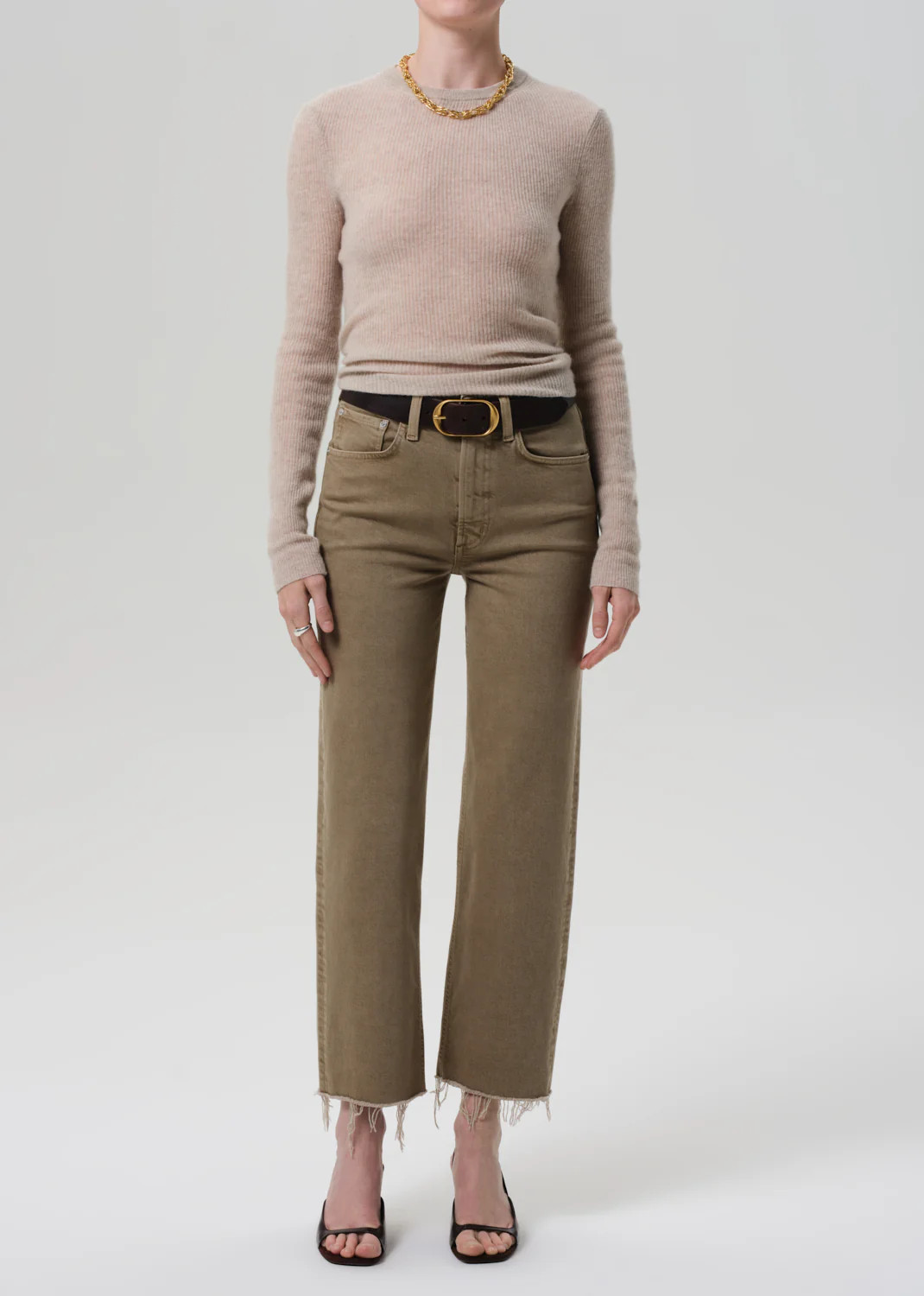 Palma Straight Raw Hem in Bezal | Citizens of Humanity