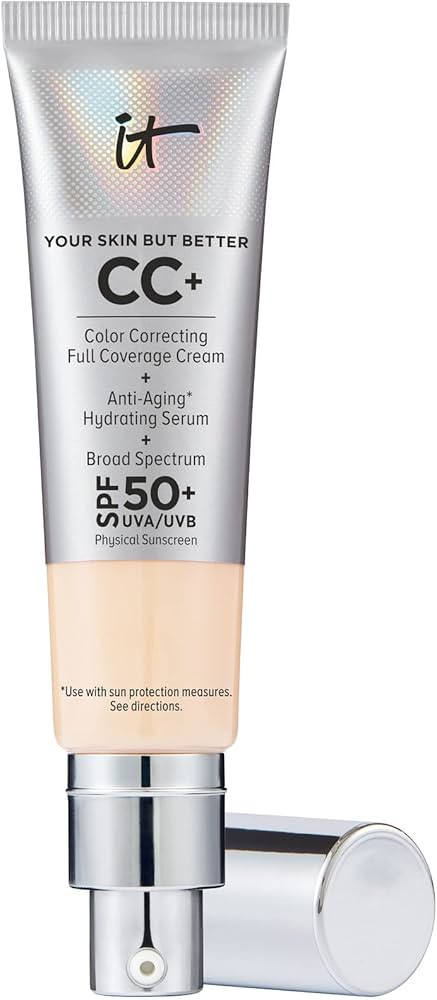 IT Cosmetics Your Skin But Better CC+ Cream - Color Correcting Cream, Full-Coverage Foundation, H... | Amazon (US)