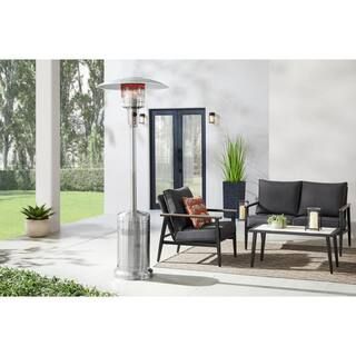 Hampton Bay 48000 BTU Stainless Steel Patio Heater PG210H - The Home Depot | The Home Depot