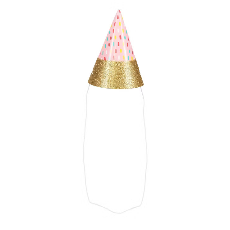 6ct Pink & Blue Mini Party Hats - Spritz™ | Target