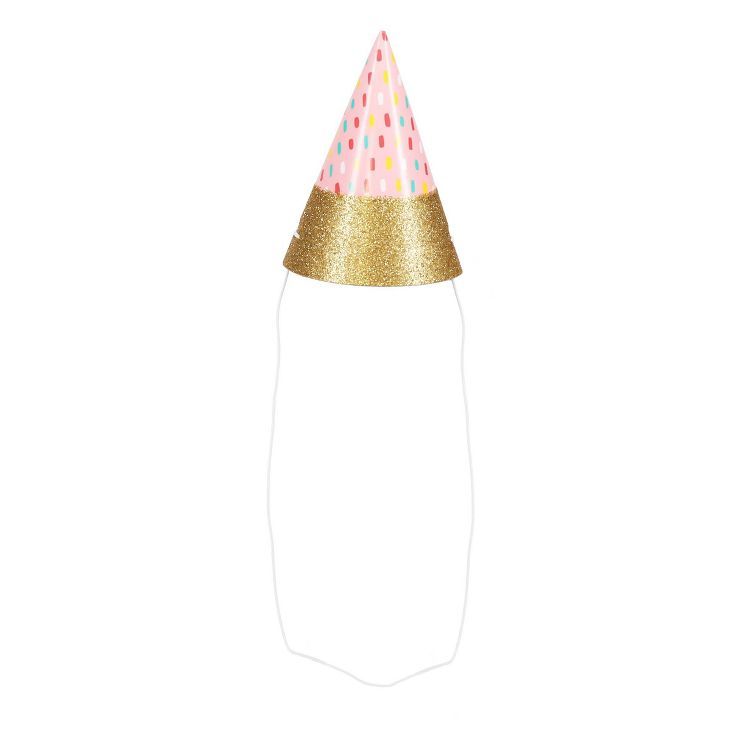 6ct Pink & Blue Mini Party Hats - Spritz™ | Target