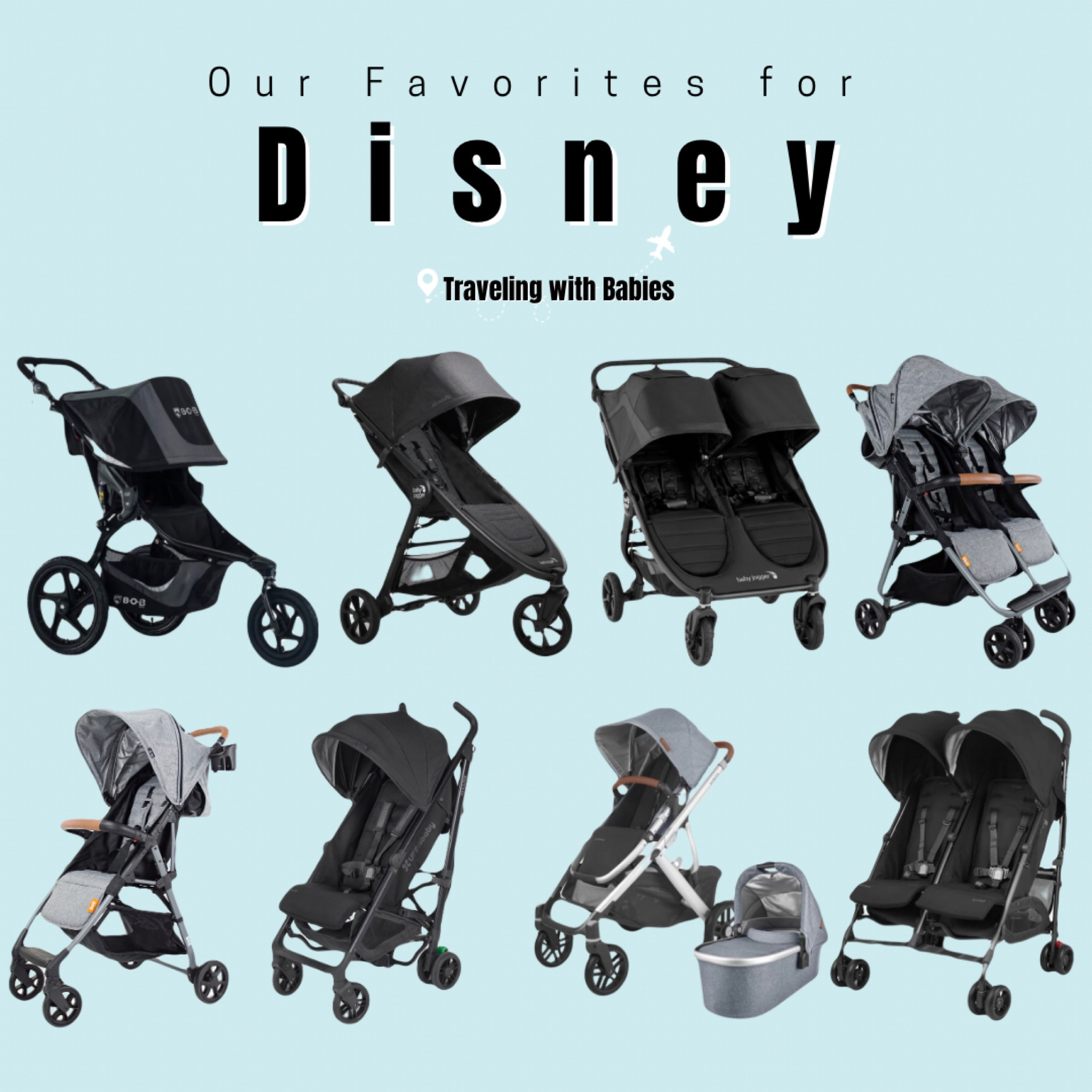 Strollers are a must when visiting Disney World with a baby so here are our top picks for strollers that comply with the size requirements and a variety to help you find one to fit your family’s individual needs.

#LTKbaby #LTKtravel #LTKfamily