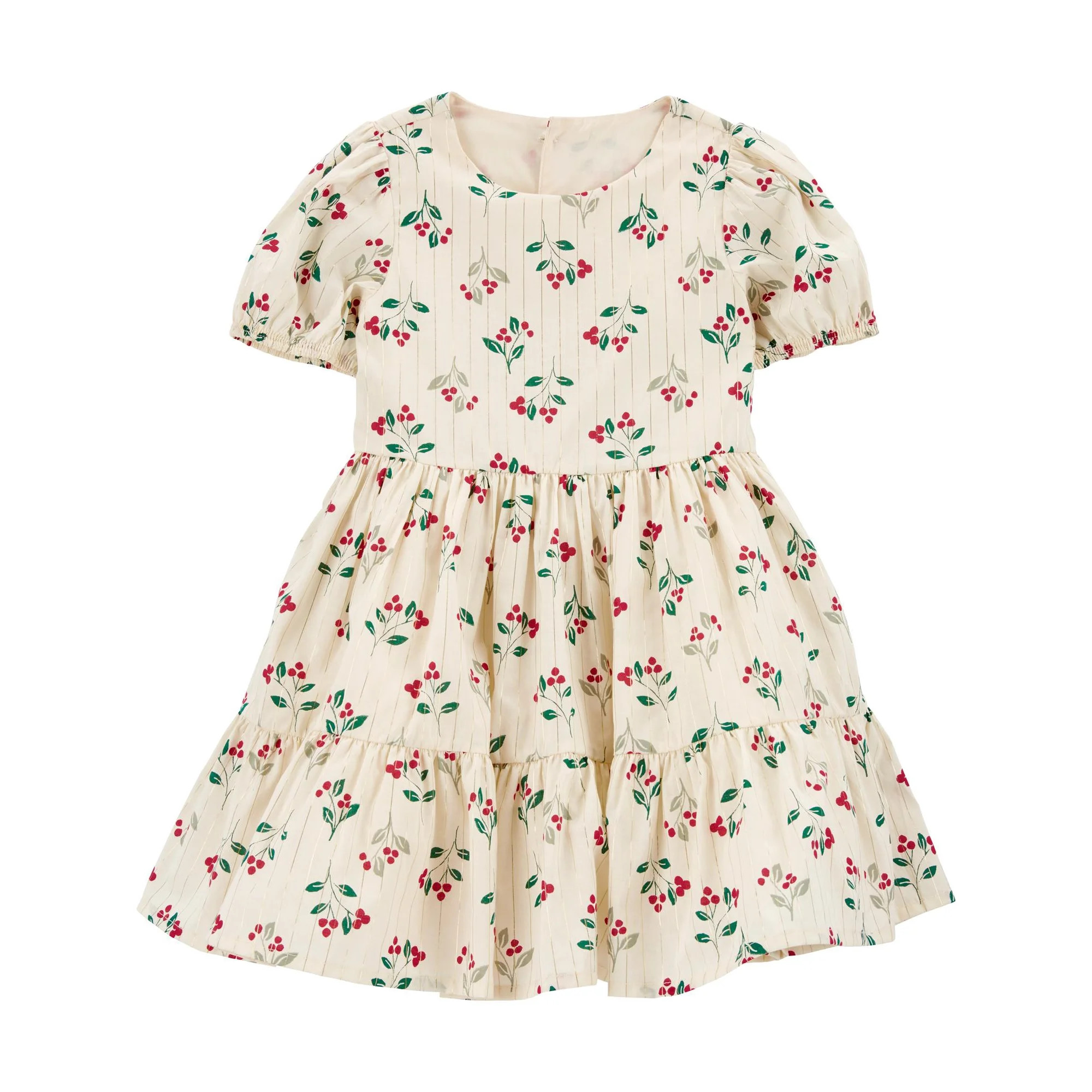 Carter's Child of Mine Toddler Girl Holiday Dress, One-Piece, Sizes 2T-5T | Walmart (US)