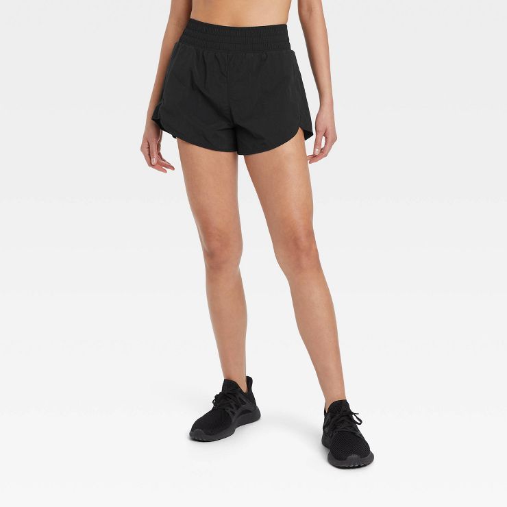 Women's Crinkle Tulip Run Shorts 3" - All in Motion™ | Target