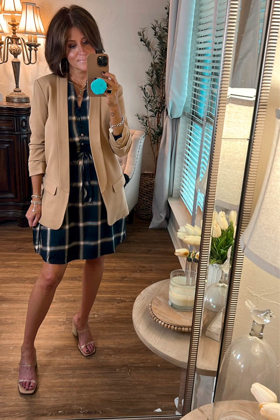 Walmart dress, wearing size XS.  Scoop blazer, size small  

#LTKunder50 

#LTKfindsunder50 #LTKover40 #LTKworkwear