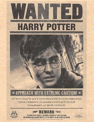 Harry Potter Undesirable Number 1 Wanted Poster Daniel Radcliffe Prop/Replica  | eBay | eBay US