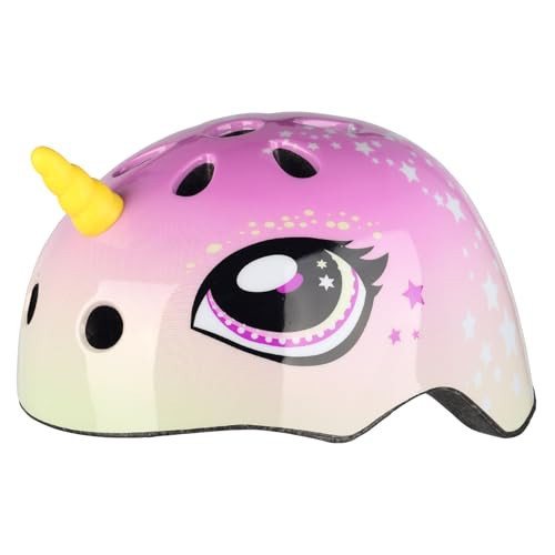 Toddler Kids Unicorn Bike Helmet,Adjustable Fit 50-54cm（Pink Yellow S） | Amazon (US)