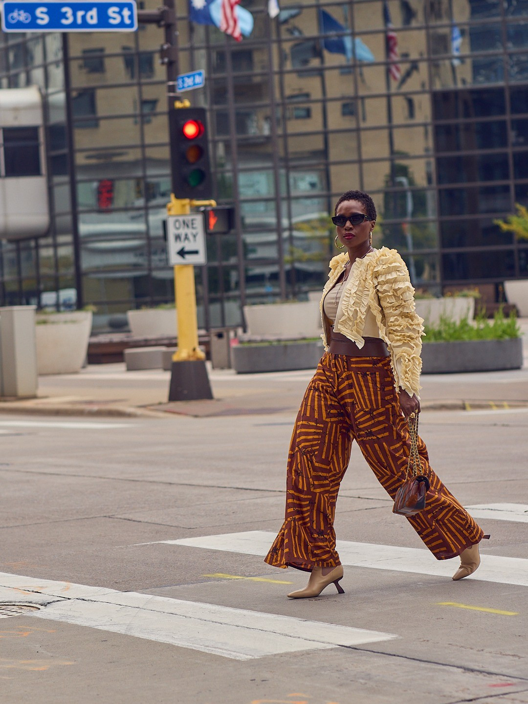 A statement jacket makes such a difference! Pair one with wide-leg pants for a striking transitional Fall outfit 🍂🍁 cropped jackets, Fall style, Karen Millen, Free People, Sam Edelman, boots, brown pants, Marcella NYC, Saks, Fall 2025 fashion, neutral outfits

#LTKOver40 #LTKStyleTip #LTKFallSale