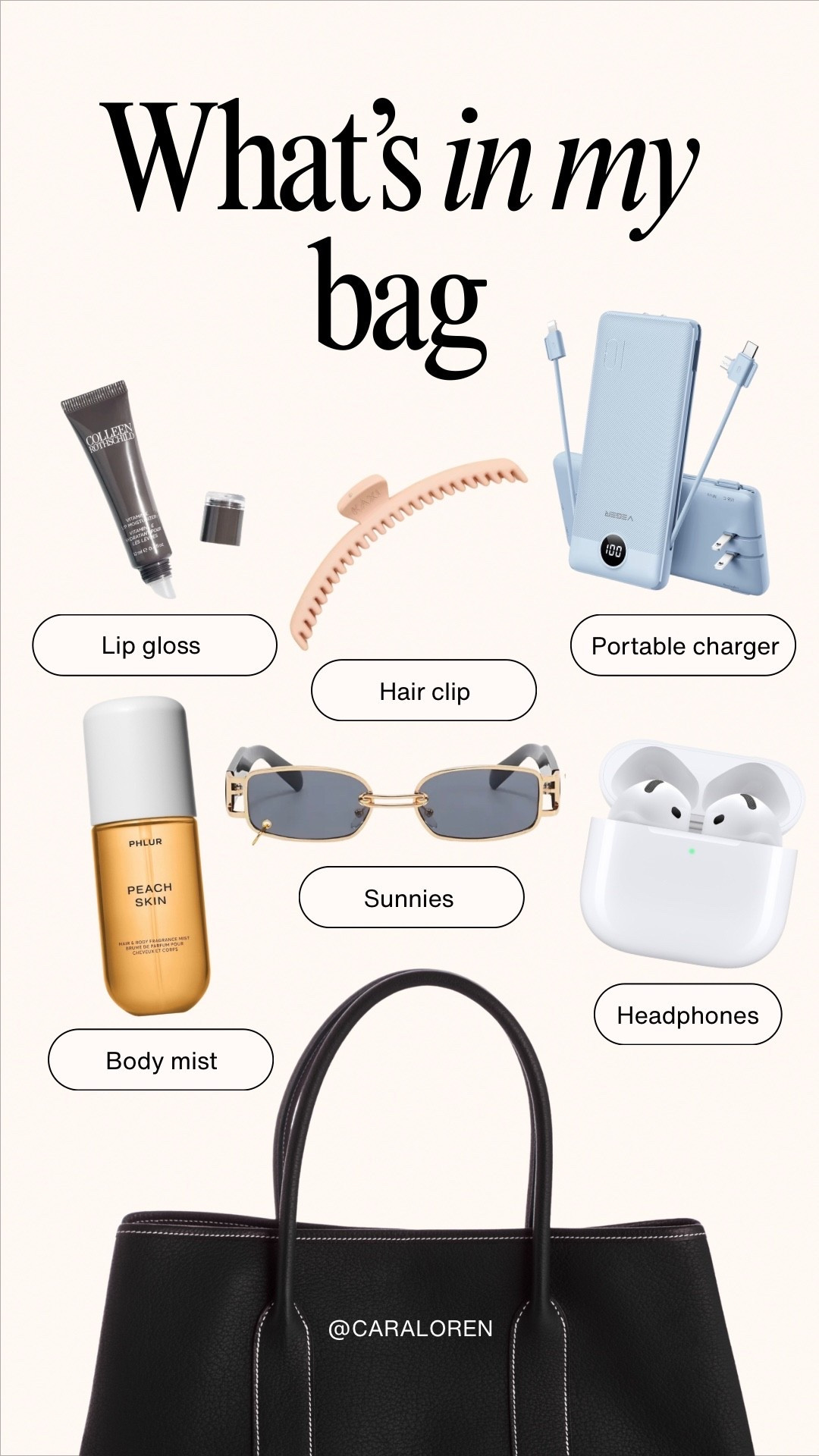 What’s in my bag! 

#LTKmomlife #LTKBeauty